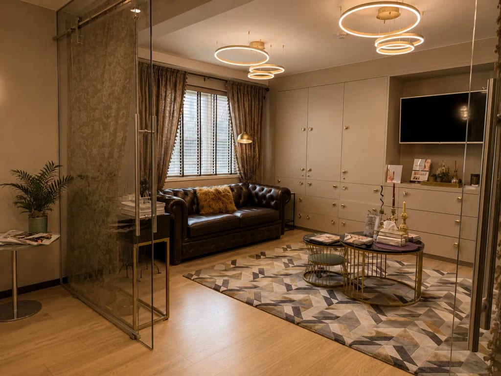 Private waiting area inside Dr Vahe Clinic