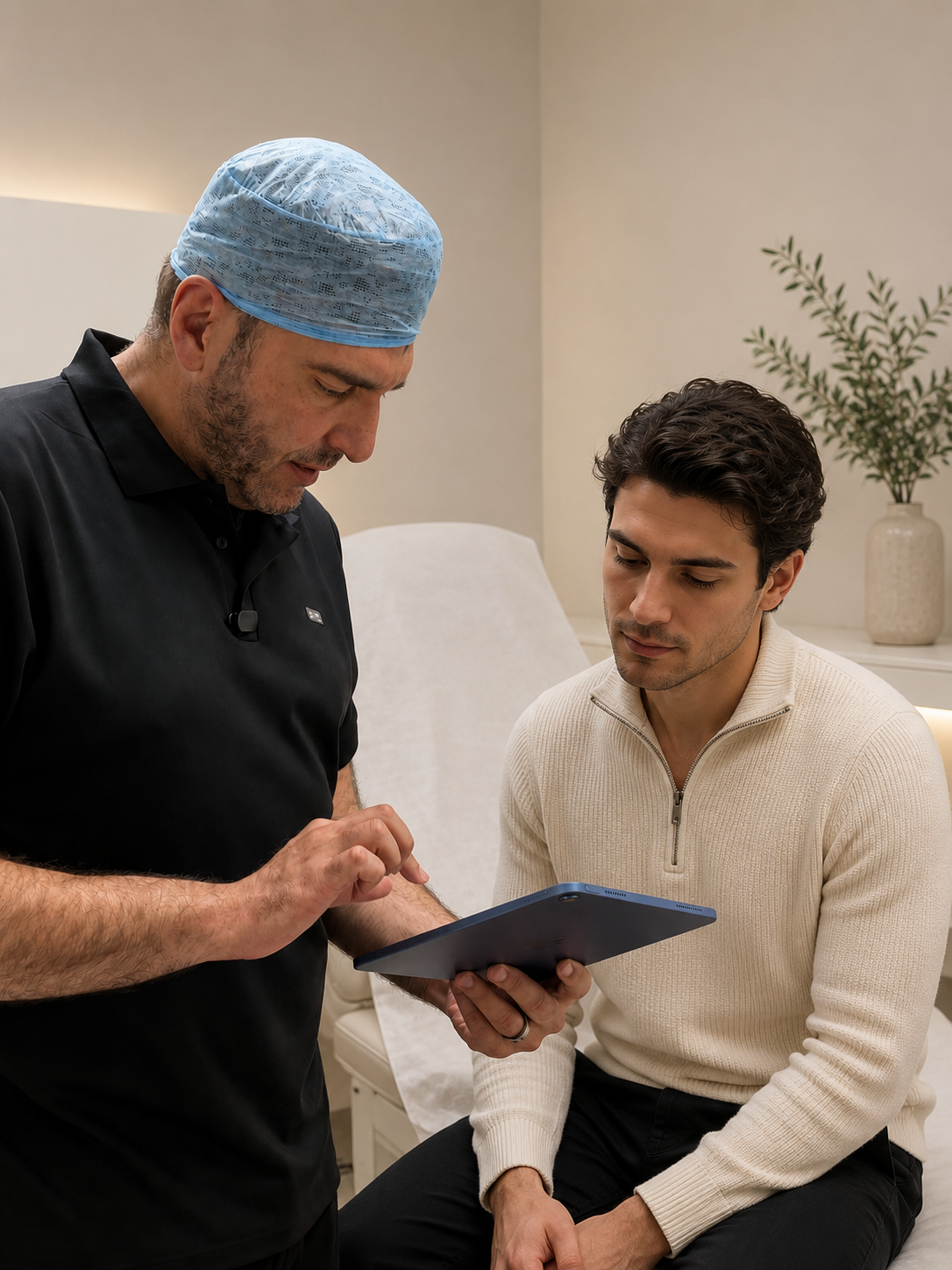 Doctor-led CO₂ laser consultation at Dr Vahe Clinic in Chelsea — personalised assessment of skin concerns.